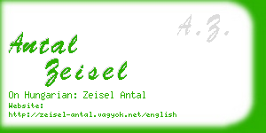 antal zeisel business card